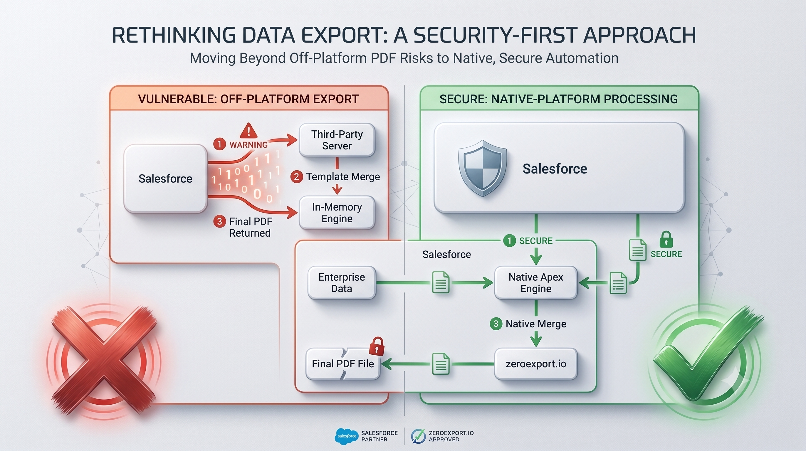Security Risk of Off-Platform Data Export