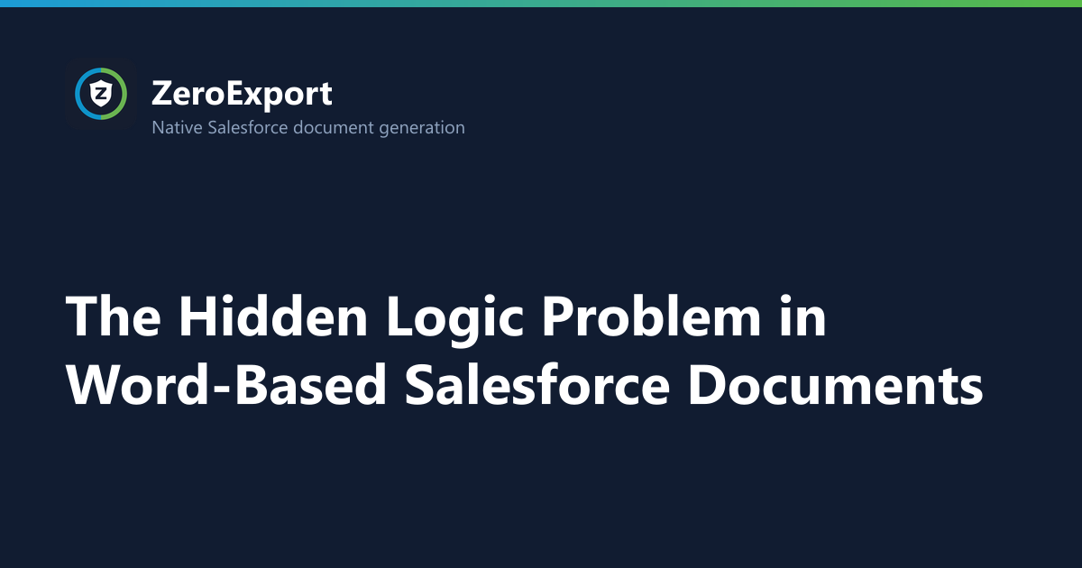 The Hidden Logic Problem in Word-Based Salesforce Documents